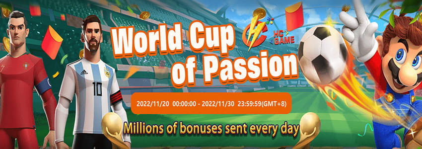 World Cup of Cassino, HC Game Milyun-milyong bonus na ipinapadala araw-araw World Cup of Cassino, HC Game Milyun-milyong bonus na ipinapadala araw-araw