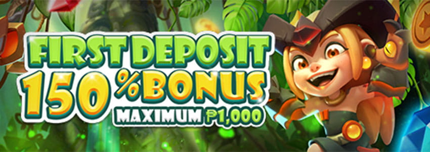 150% Daily First Deposit Bonus, Maximum Bonus ₱1000 150% Daily First Deposit Bonus, Maximum Bonus ₱1000
