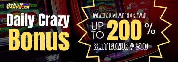 Daily Bonus 200%! Slot Free Bonus 100+400 Max Withdrawal Daily Bonus 200%! Slot Free Bonus 100+400 Max Withdrawal